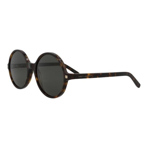 Saint Laurent Womens Round/Oval Havana Havana Grey Fashion Designer Eyewear - Picture 1 of 4